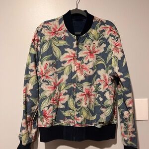 Faherty Reversible Floral Bomber
